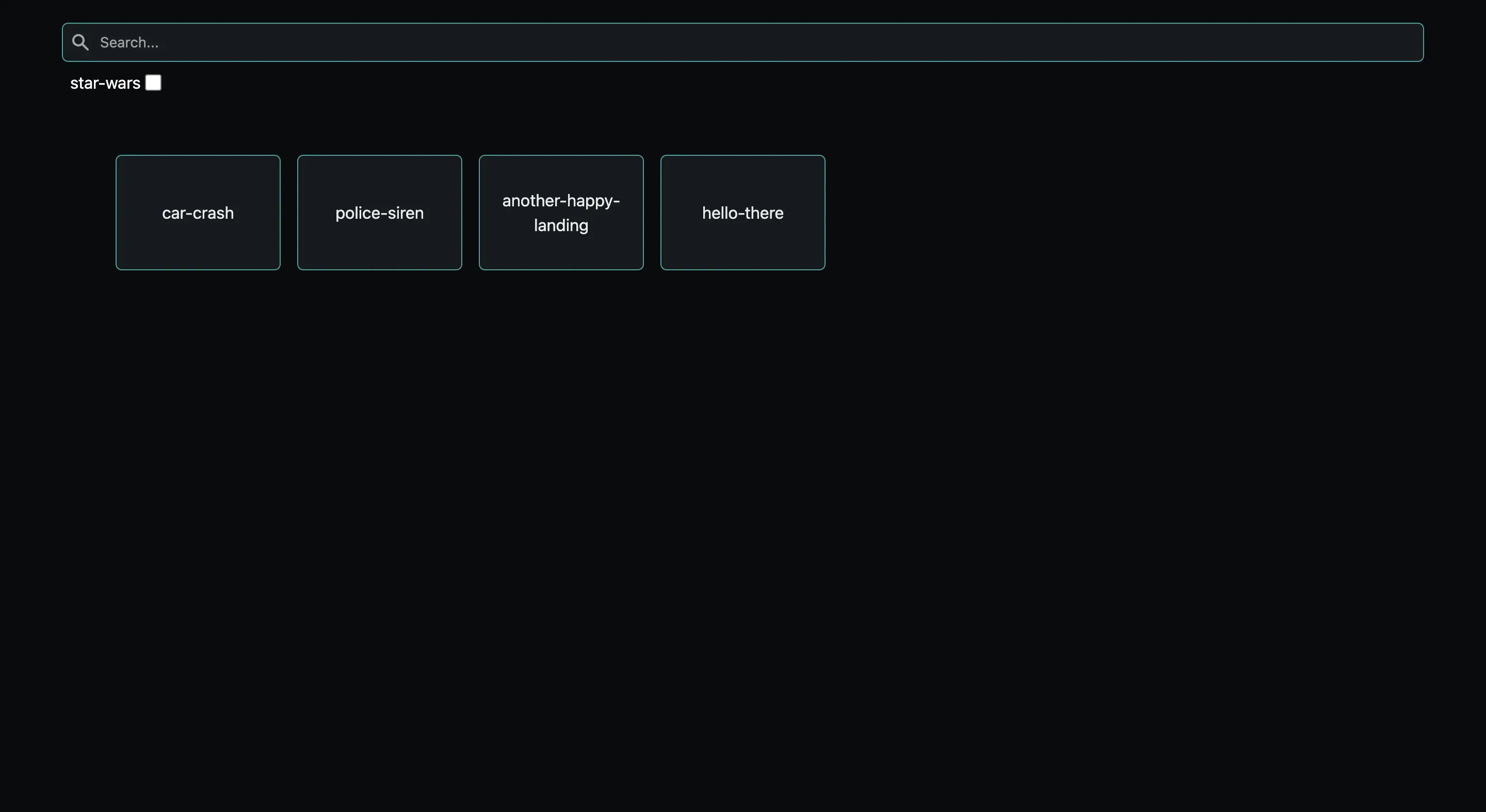 Custom Sound Board Website Screenshot