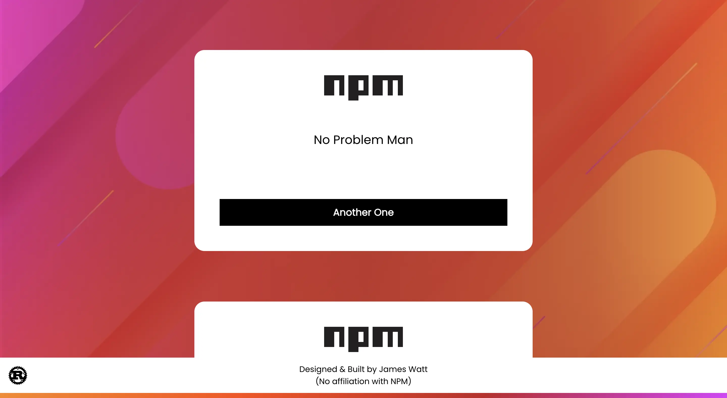 Npm Expansions Website Screenshot